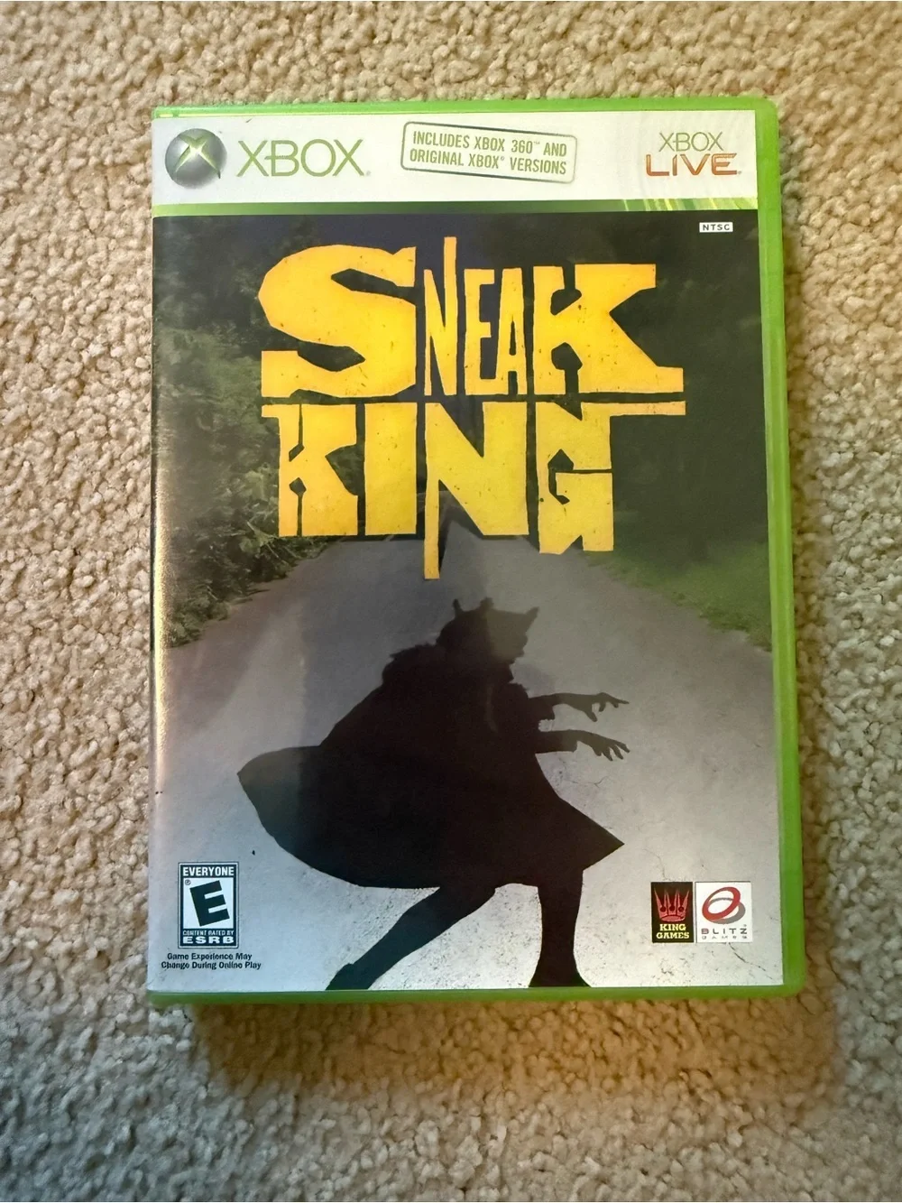 Sneak King | XBOX Live | Vintage Video Game